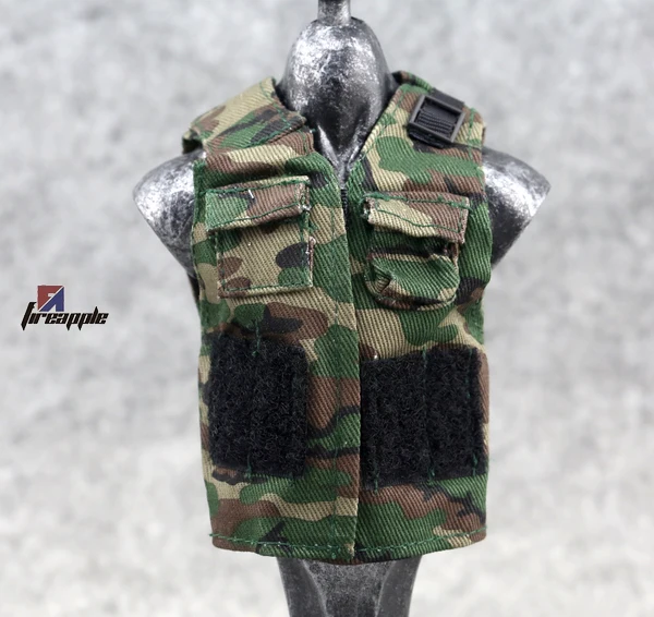 1/6 солдаты джунгли камуфляж тактический жилет модель может быть DIY PMC war