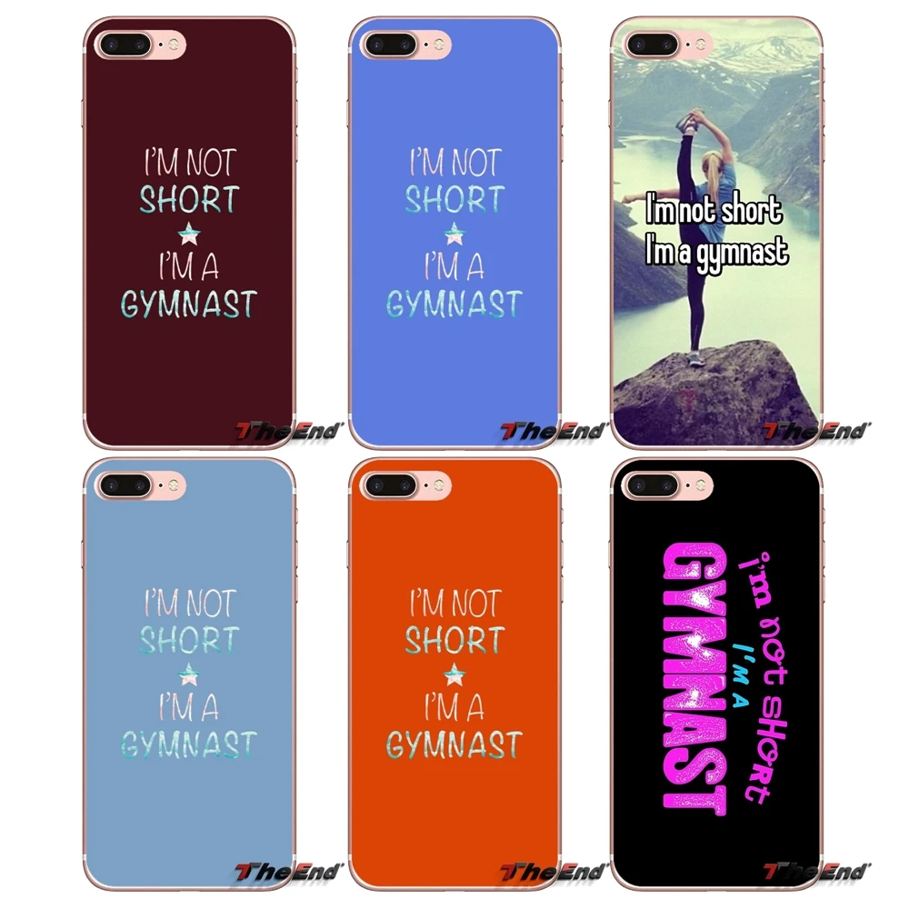 Для Xiaomi Redmi 4 3 3S Pro Mi3 Mi4 Mi4i Mi4C Mi5 Mi5S Mi Max Note 2 I'm Not Short a gymcast Print TPU чехол|tpu case|case anote |