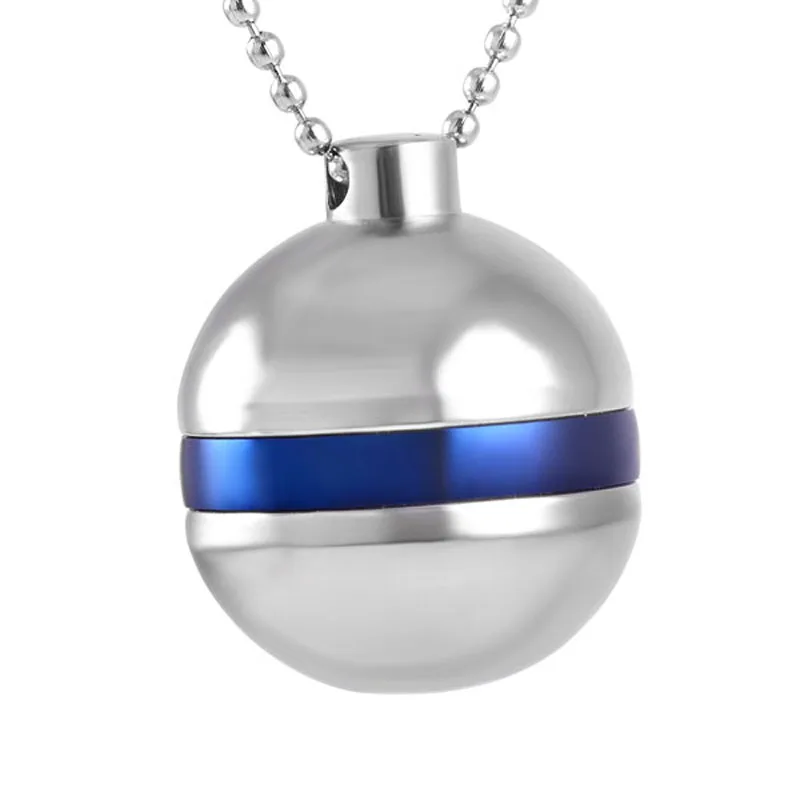 Openable Ball Cremation Urn Pendant Stainless Steel Memorial Ash Keepsake Necklace Jewelry | Украшения и аксессуары