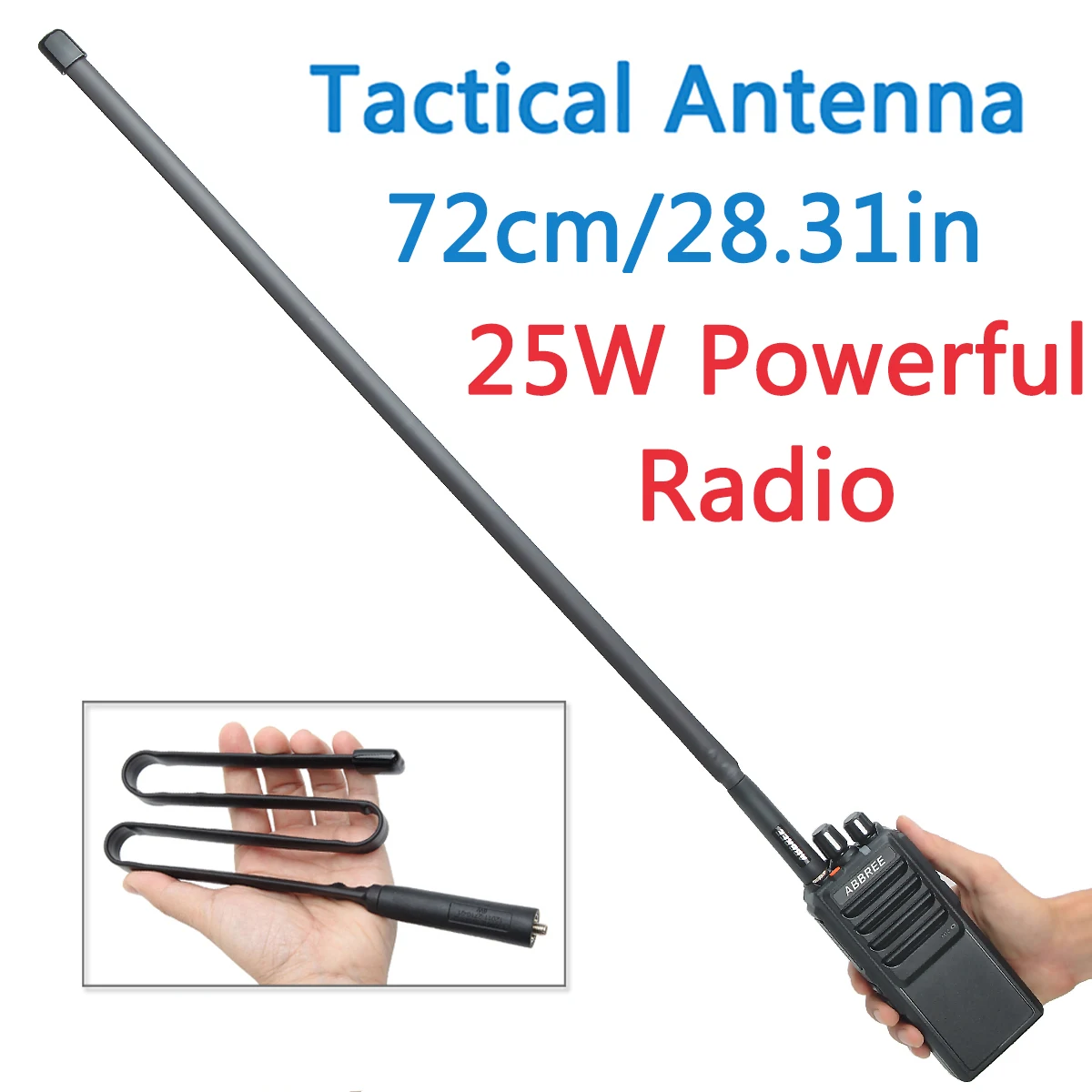 Портативная рация ABBREE AR 25W Talkie UHF 400 480 МГц выходная мощность 25 Вт 10 5 км радиус