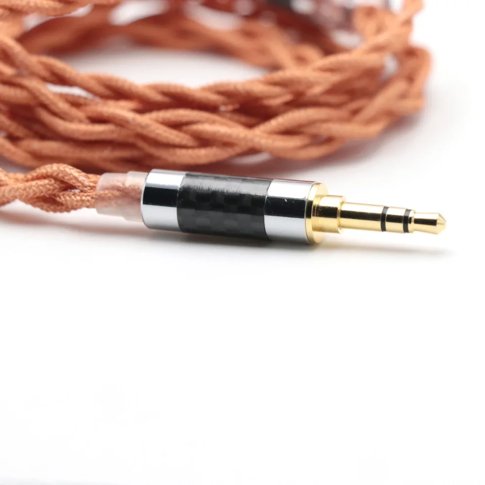 Linsoul LSC09 IEM обновления HiFi кабель 4 ядро одиночный с украшением в виде кристаллов