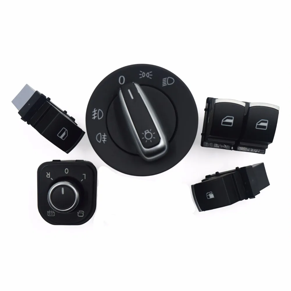 Зеркальная фара для VW Passat B6 Golf MK5 6 R32 GTI Rabbit Tiguan 5K0959855 1K0962125 5ND941431A|mirror control switch|window mirror