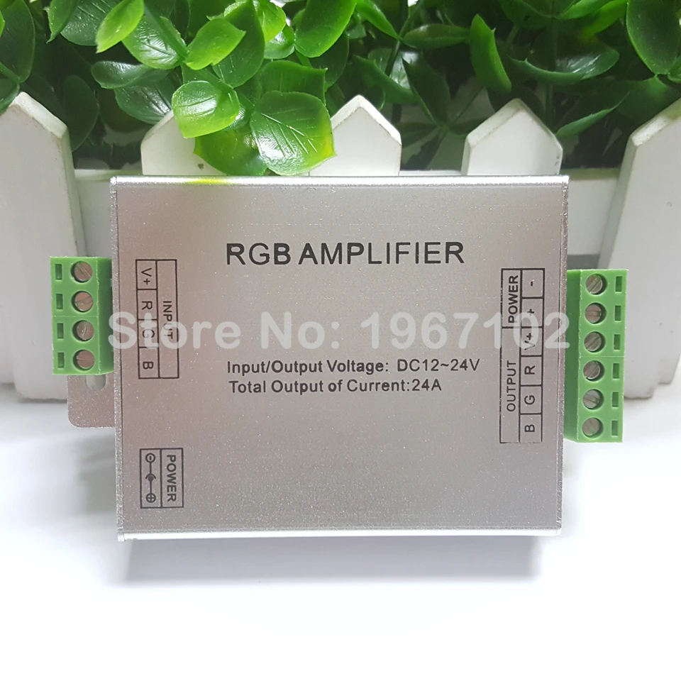 LINYEE RGB LED усилитель DC12 24V 12A 24A 4 канальный выход 3528 5050 Светодиодная лента