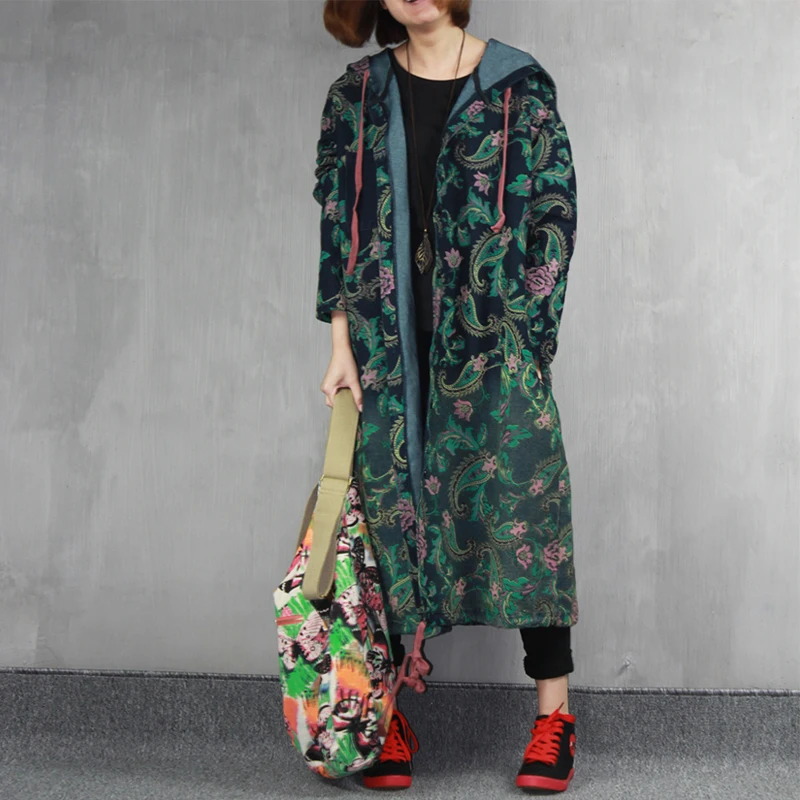 Женская длинная джинсовая куртка свободная однобортная верхняя одежда из денима