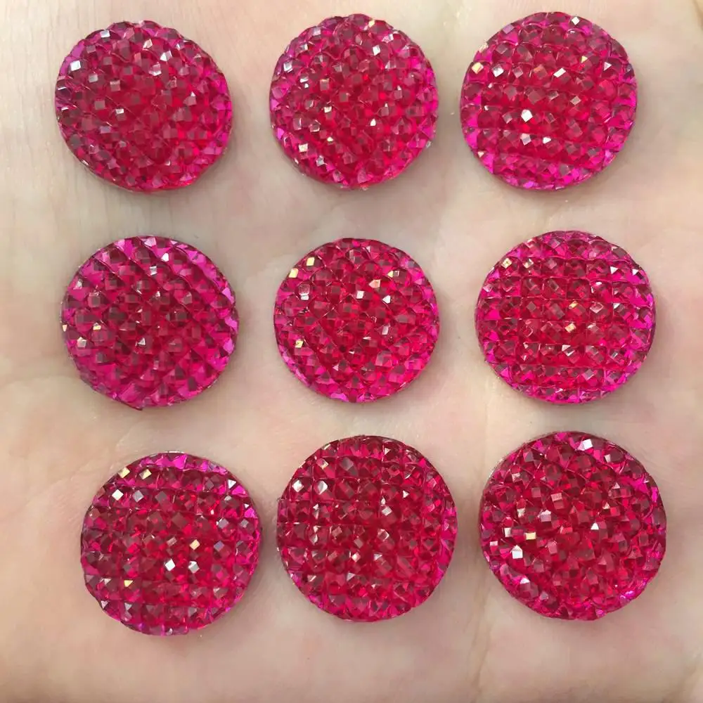 20 шт. круглые кабошоны в горошек 16 мм|rhinestones flatback|flatback rhinestonesdecor clothing |