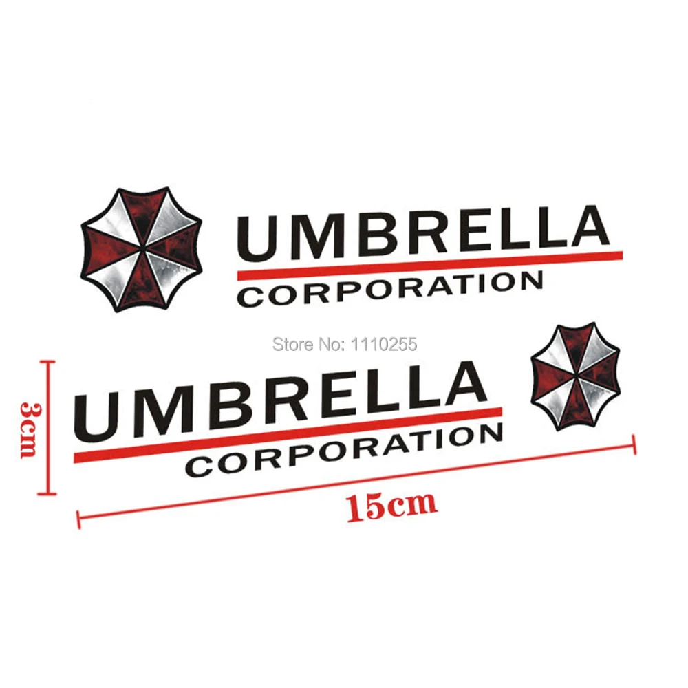 Светоотражающие наклейки на зеркало заднего вида автомобиля с зонтом Aliauto 2 x для