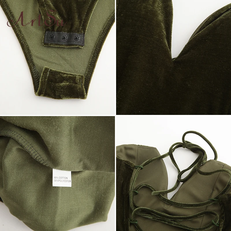 

ArtSu Women Sexy Bodysuit Fashion Backless Clubwear Party Body Romper Strapless Bodycon New Female Catsuit ASJU40069