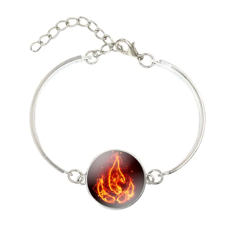 Браслет Аватар с кабошоном из стекла надписью The Last Airbender|charm bracelet|cabochon braceletbracelets &