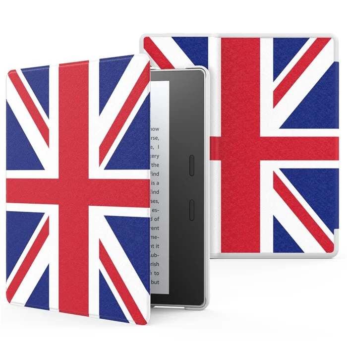 British Flag Чехол для нового Kindle Oasis(только 9 и 10 поколения, и выпуска), Сверхлегкий чехол премиум класса - Цвет: British Flag