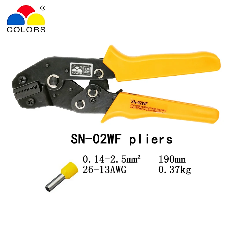 SN 06WF/02WF/05WF/16 wfобжимные плоскогубцы 0 25 6 мм2 23 10AWG с 1020 шт. трубчатыми клещи 14 16