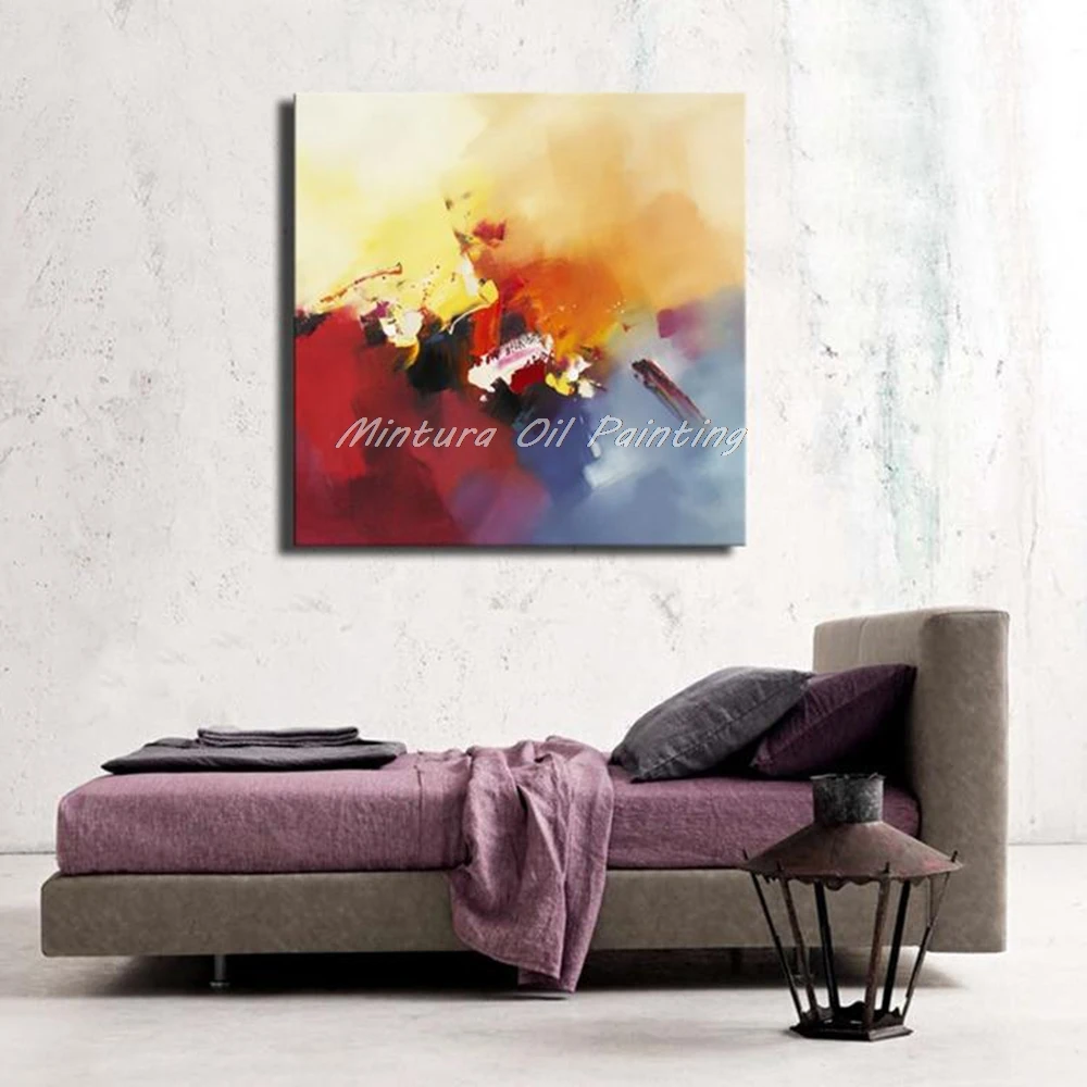 

Arthyx Painting Hand Painted Abstract Oil Paintings On Canvas Modern Wall Art Picture For Living Room Home Decoration No Framed