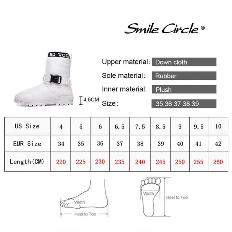 2018 зимние ботинки женские теплая пуховая обувь на массивном каблуке легко носить