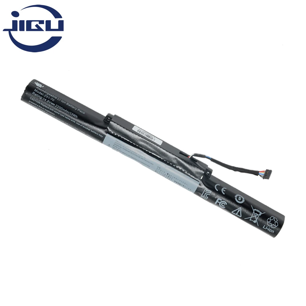JIGU 4 ячейки 5B10H30034 L14L4A01 Аккумулятор для ноутбука LENOVO IdeaPad Y50C Z41 70 Z51 70|Аккумуляторы