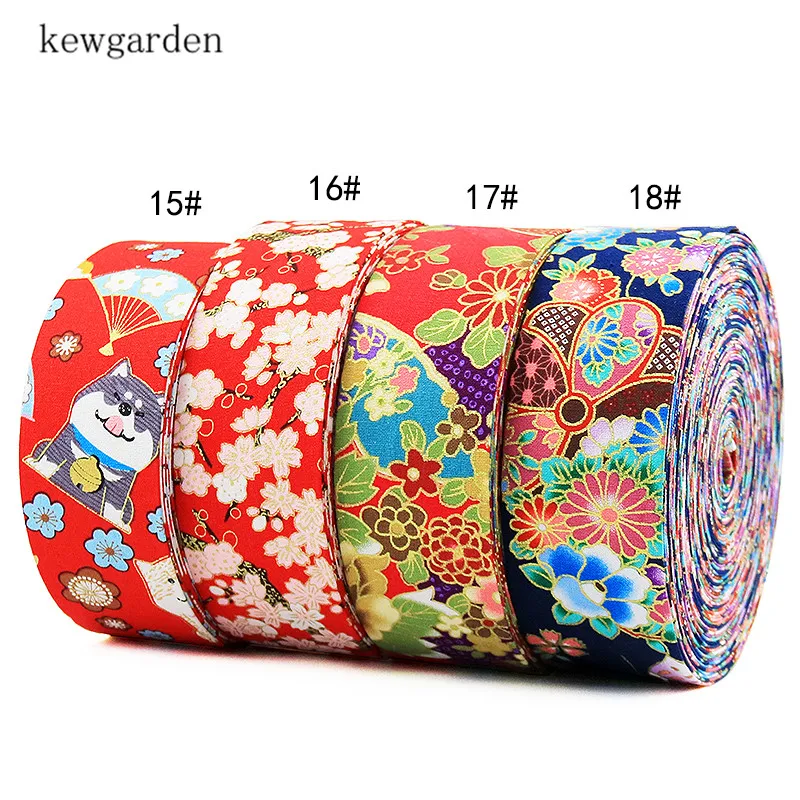 Kewgarden 2 &quot50 мм 1&quot 25 1 см цветочная ткань многослойные тканевые ленты вручную