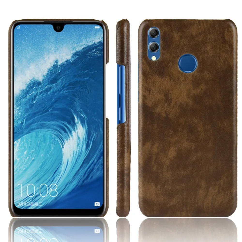 Luxury Business Litchi Skin Vintage Leather Case for Huawei Honor 8X MAX Cover Back Shell On Phone Cases |