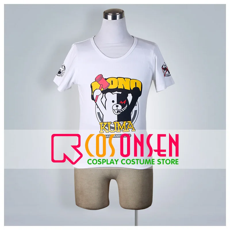 

COSPLAYONSEN Dangan Ronpa Monokuma Cosplay Costume Cotton T-shirt All Size