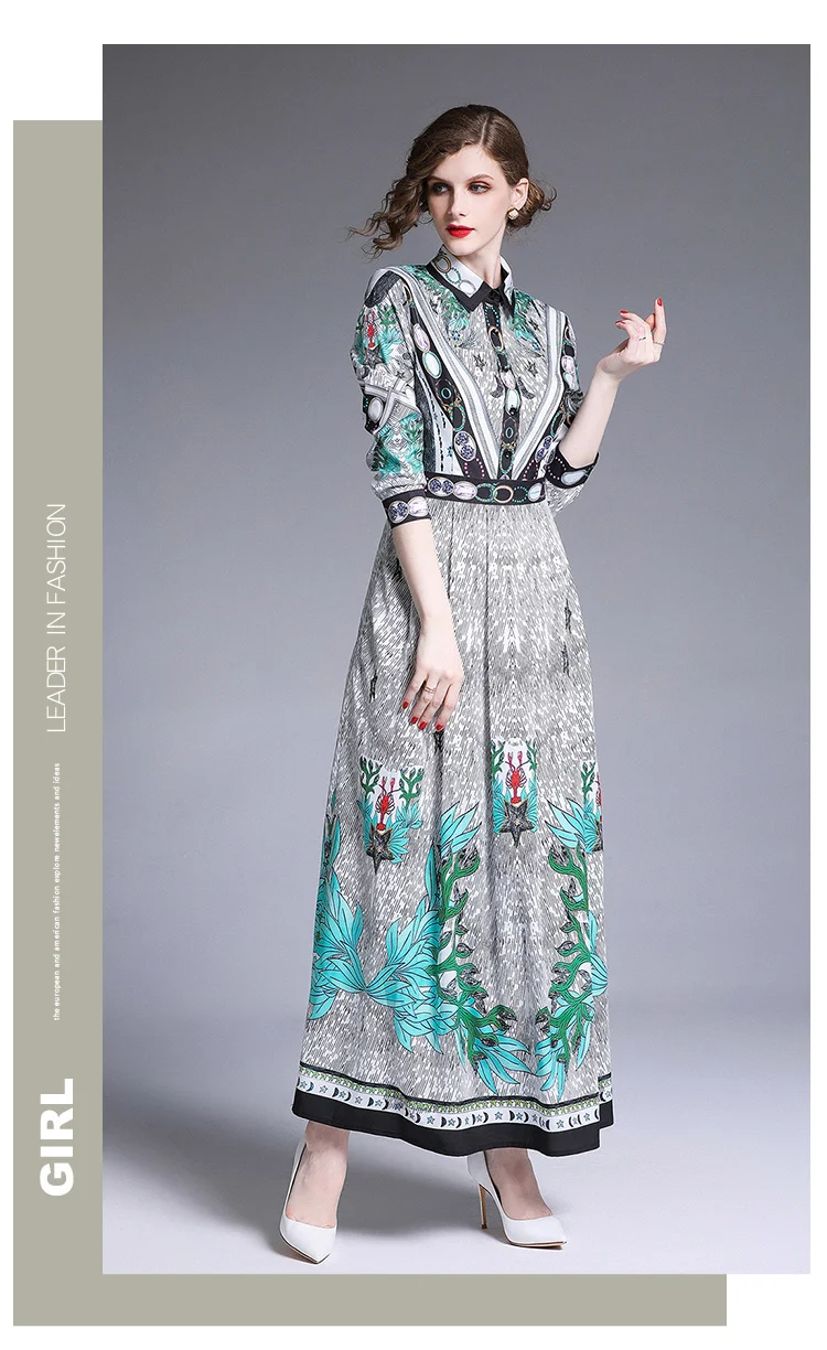 Женское платье-рубашка длинное облегающее платье с принтом и рукавами XL 2XL 2019 |
