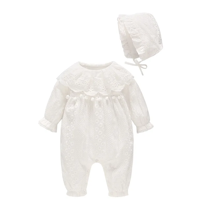 Vlinder/Новинка 2018 года Милые комбинезоны для маленьких девочек Одежда на пуговицах