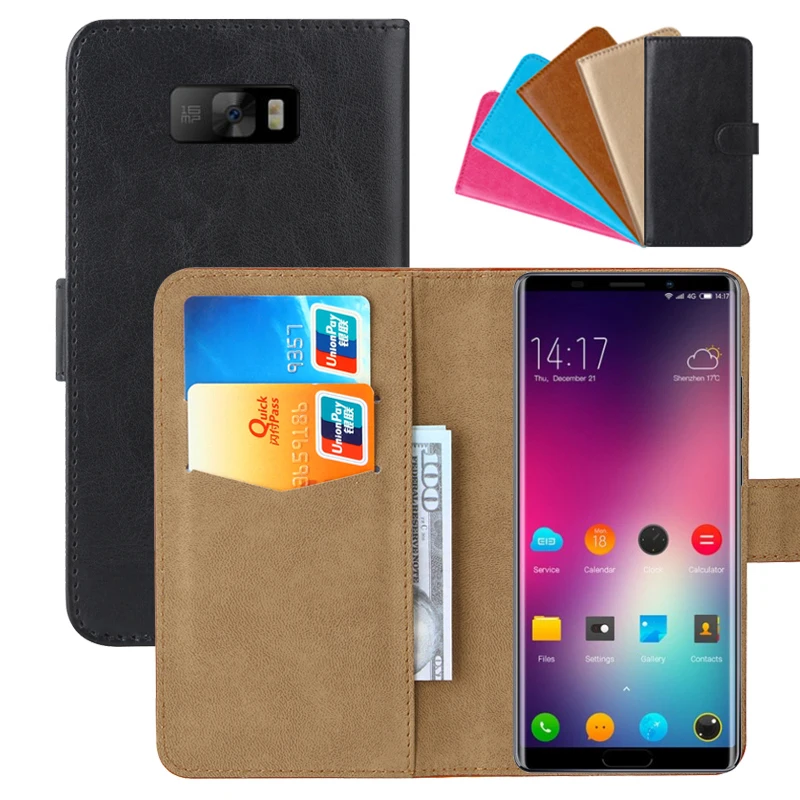 Роскошный чехол кошелек для Elephone P11 из искусственной кожи в стиле ретро флип