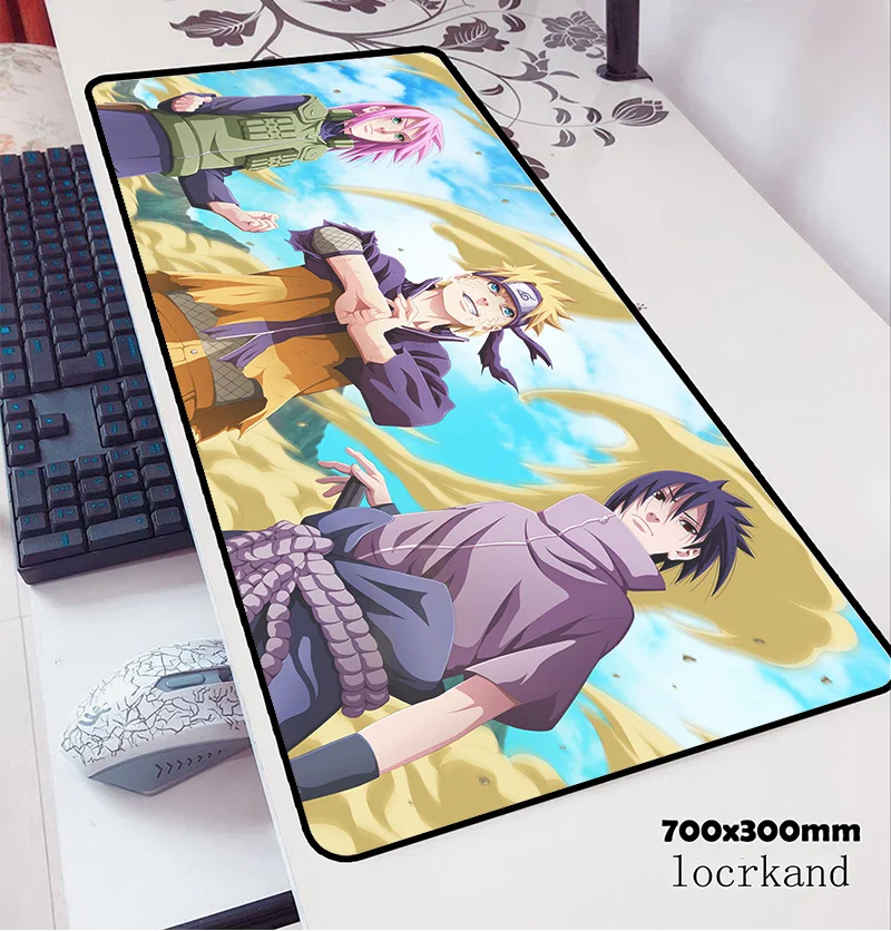 Size 700x300X2MM Коврик Наруто мышь computador игровая мышь pad 700x300 мм padmouse High-end Коврик Для Мыши Эргономичный гаджет аниме офисные настольные коврики - Цвет: Size 700x300X2MM