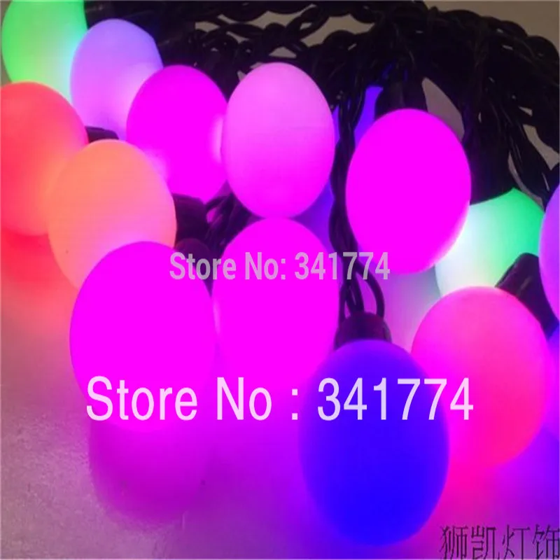 Waterproof Christmas LED String Lights Garland 16ft RGB 40leds Curtain Chandelier home garden outdoor Holiday Wedding luminaria | Освещение