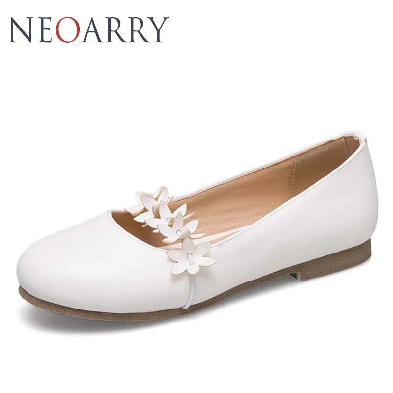 Neoarry zapatos mujer Летний стиль Женские балетки на плоской подошве Круглый носок без
