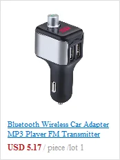 Автомобильный MP3 fm-передатчик Bluetooth hands-free автомобильный комплект беспроводной радио аудио адаптер USB зарядное устройство AUX аудио вход поддержка TF карты