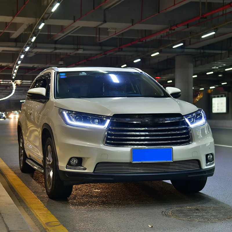 Автомобильная фара в сборе для Toyota Highlander 2015 2016 2017 светодиодный сигнал поворота