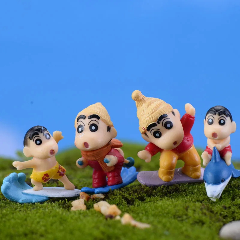 2019 1Pcs Cute Shin Child DIY Resin Fairy Garden Craft Decoration Miniature Micro Gnome Terrarium Gift F0169 | Дом и сад