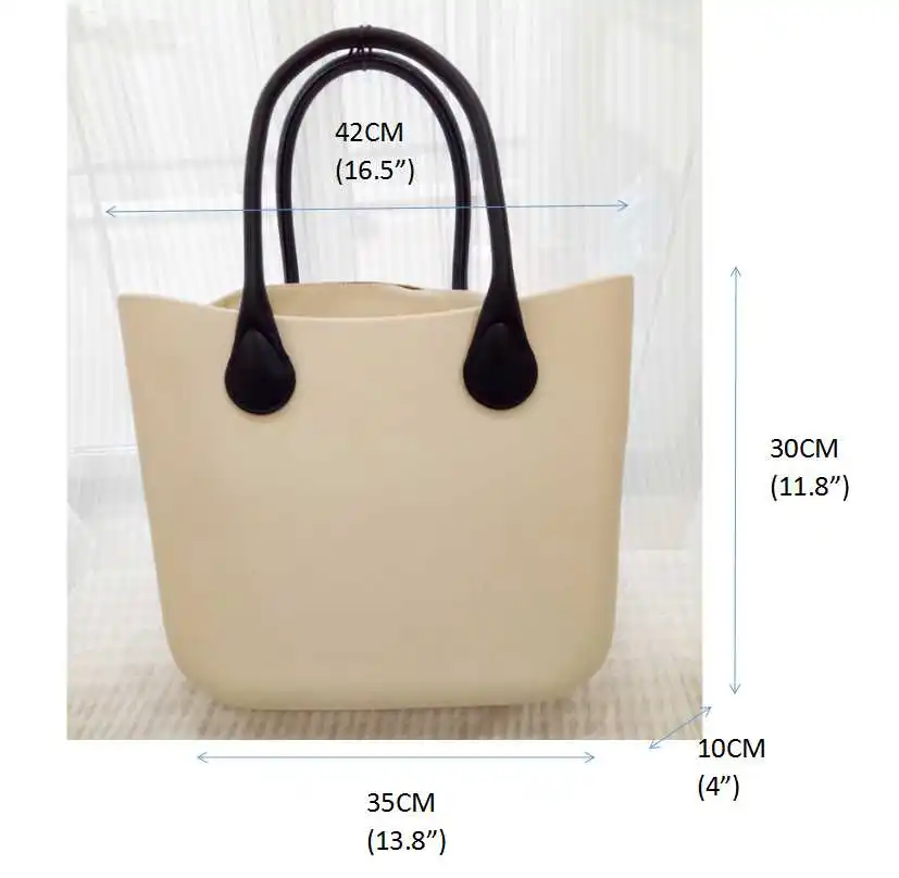 Женская сумка ведро черная силиконовая Классическая летняя 42 см|bolsa designer|women bucket