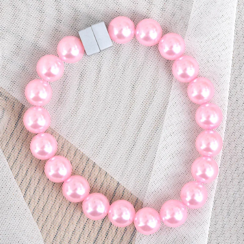 cherry pink Свободная стяжка для штор, задняя Пряжка, магнитная установка, персональная дикая ABS драгоценность, ремни, зажим, занавес, ремень, аксессуары - Цвет: cherry pink