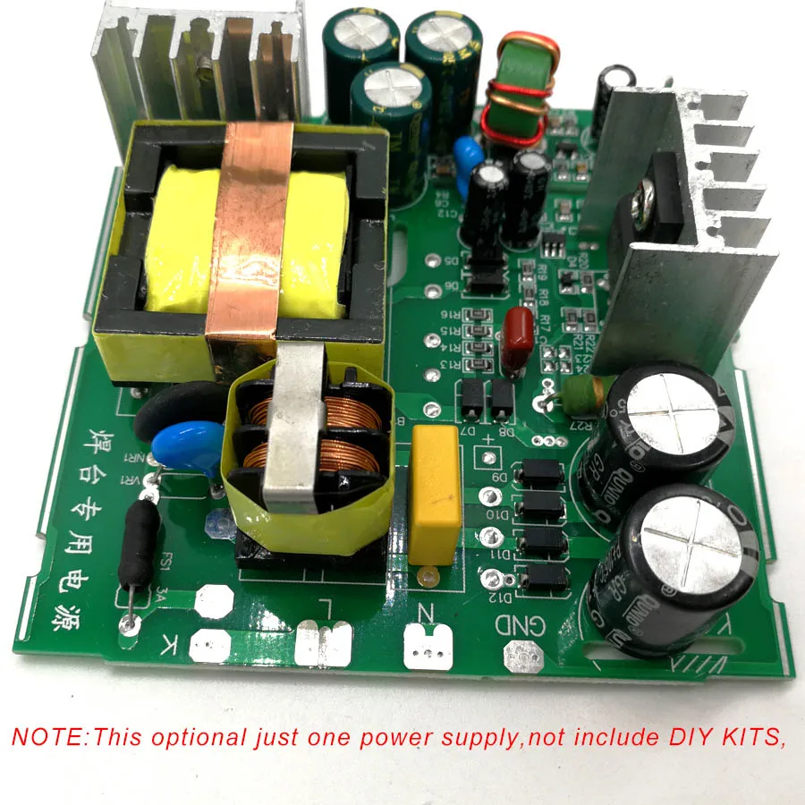 Just an power supply QUICKO паяльная станция DIY наборы/STC T12 OLED цифровой контроллер температуры/T12-907 ручка Meatal чехол с T12-K паяльник - Цвет: Just an power supply