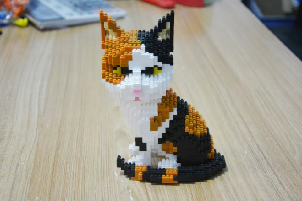 Balody Diamond Конструкторы мультфильм здания игрушечные лошадки Cat сборки для детей
