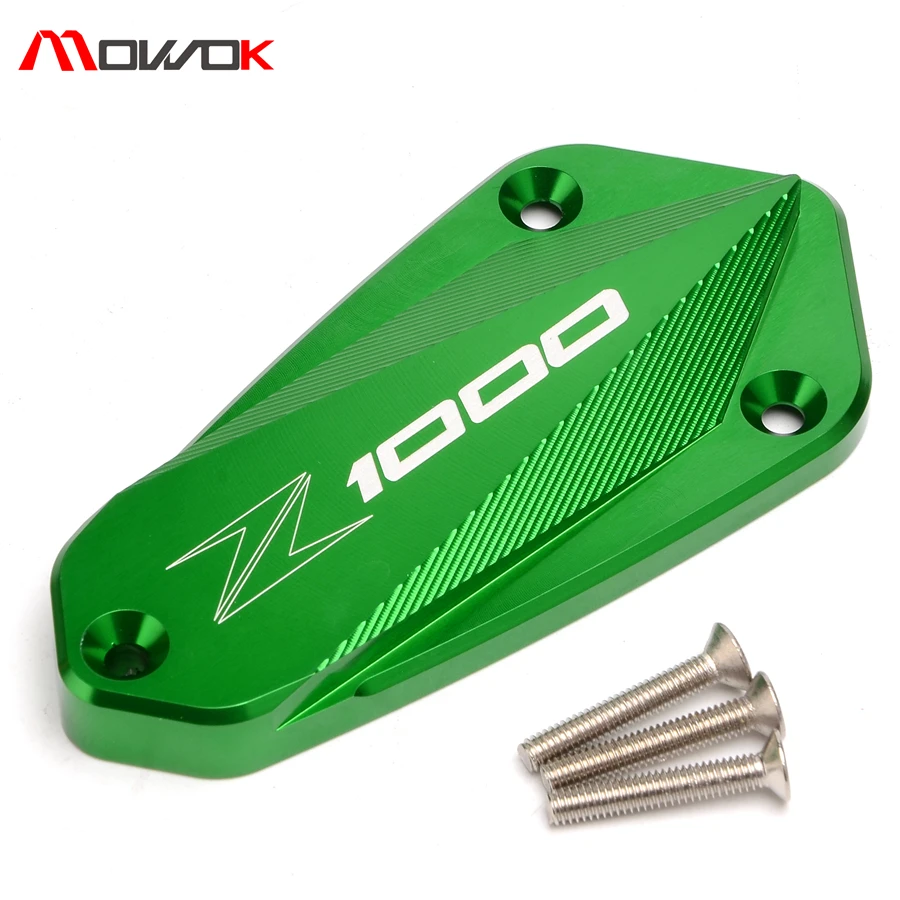 Для Kawasaki Z1000 2010- Лидер продаж мотоцикла CNC Алюминий сзади и спереди Тормозная жидкость резервуар Кепки крышка цилиндра