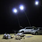 224 шт. LED s COB 12 в светодиодный Телескопический фонарь для рыбалки на открытом воздухе кемпинсветильник онарь для дорожной поездки или мобильного уличного освещения