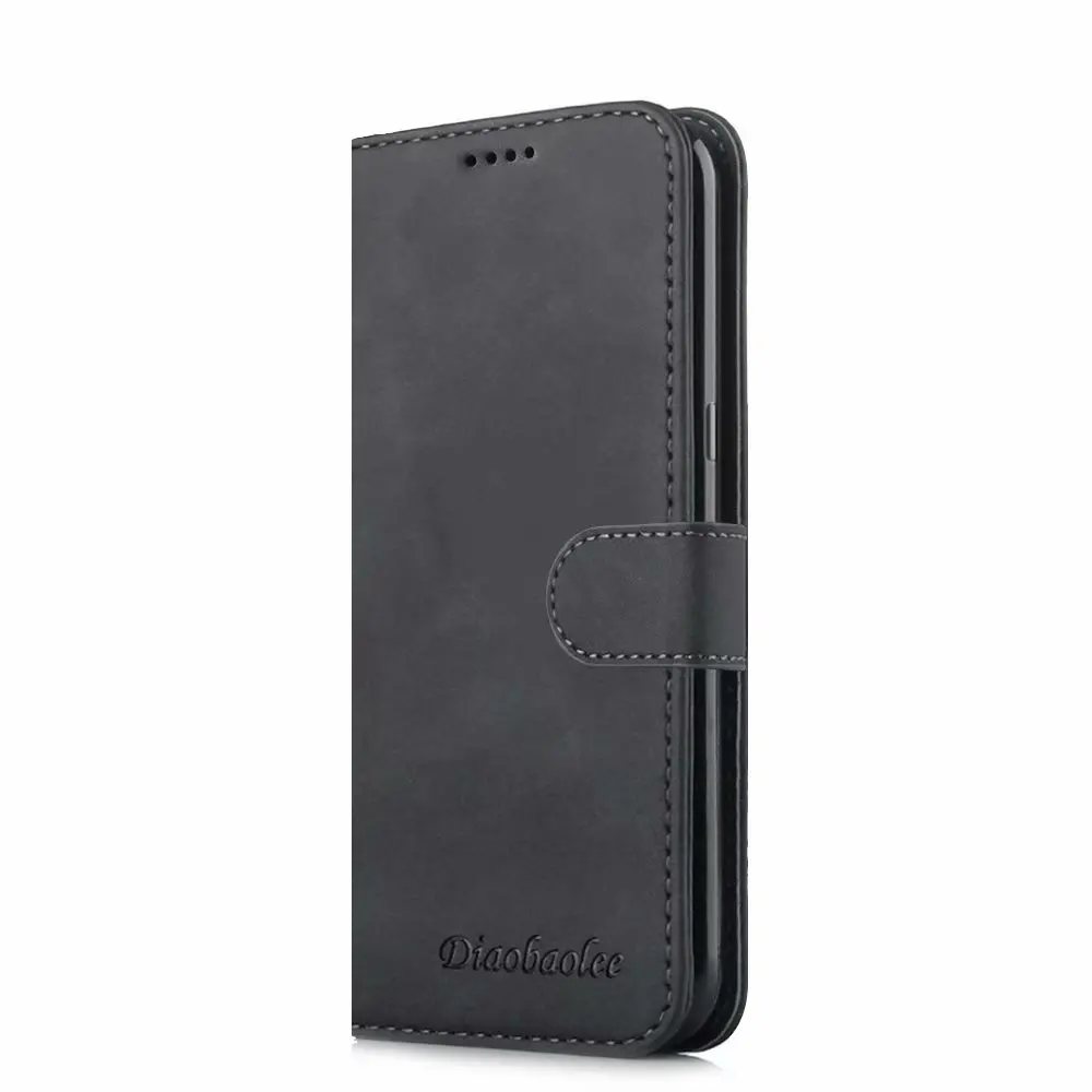 Black Кожаный чехол-книжка для samsung Samsun Galaxy Note 9, 8, Note8, с подставкой, чехол для телефона etui caso, чехол для S9, S8, S, 9 Plus, чехол - Цвет: Black