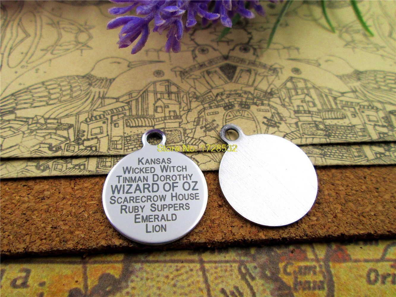 Подвески из нержавеющей стали BFF/BRIDE // DO/FAMILY/MIMI/NEW ORLEANS/WIZARD OF OZ/MOM 20 шт. | Украшения и