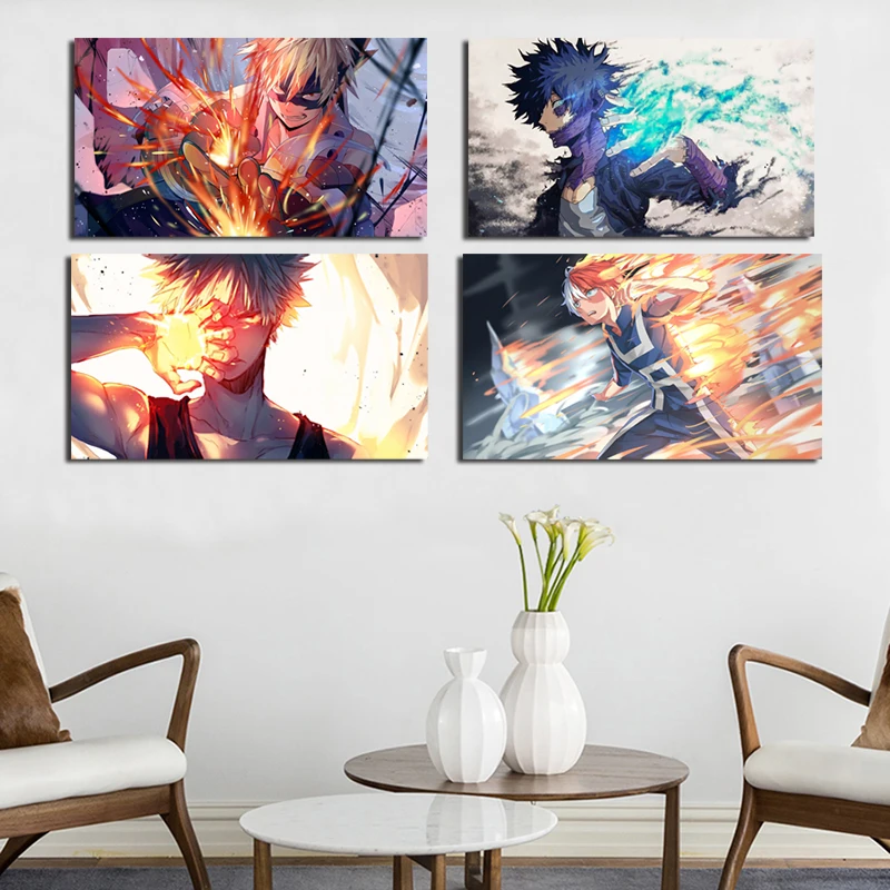 Eijiro Kirishima My Hero Academia постер минималистичный художественный парусиновый картина