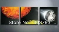 new large modern abstract art oil painting wall deco abstract painting sun meteorites free shipping