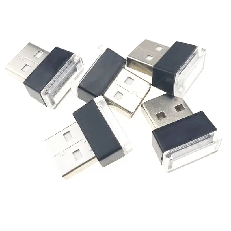 USB светодиодный ночной Светильник для интерьера автомобиля нижняя лампа Volkswagen POLO