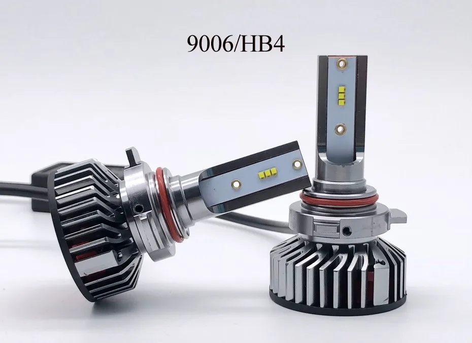 Из 2 предметов 10000LM/комплект 12 В H4 H1 H8 Led H7 6000 К 60 Вт мини Размеры бесшумный вентилятор H3 led 9006 Hb4 9005 Hb3 фары автомобиля лампочки для авто