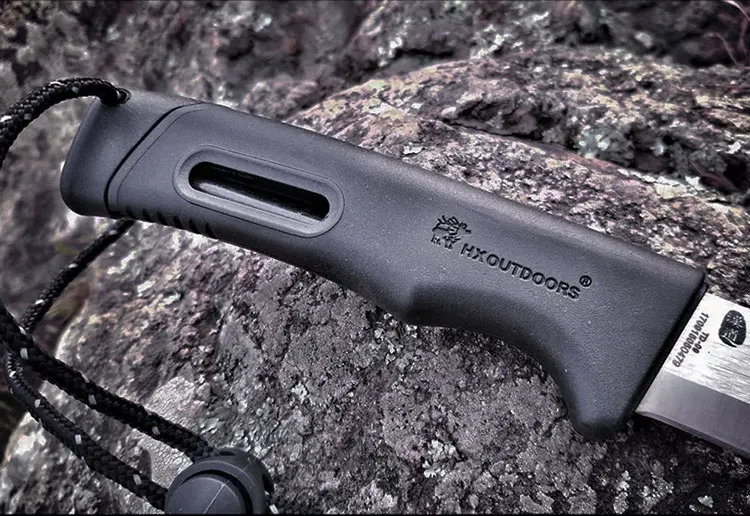 HX DOTDOORS Survival II Открытый походный нож с прямым лезвием пиковое преимущество Кемпинг Альпинизм Многофункциональный Открытый нож для выживания