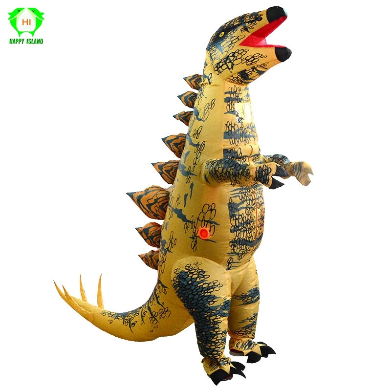 Stegosaur Динозавр Надувные костюмы Парк Юрского периода t-rex динозавр Косплей Костюм