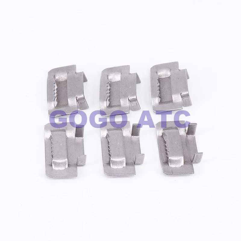 304 SUS tooth buckle traffic warning indication monitoring card fasteners strap accessories 19-20mm wide universal clip | Обустройство