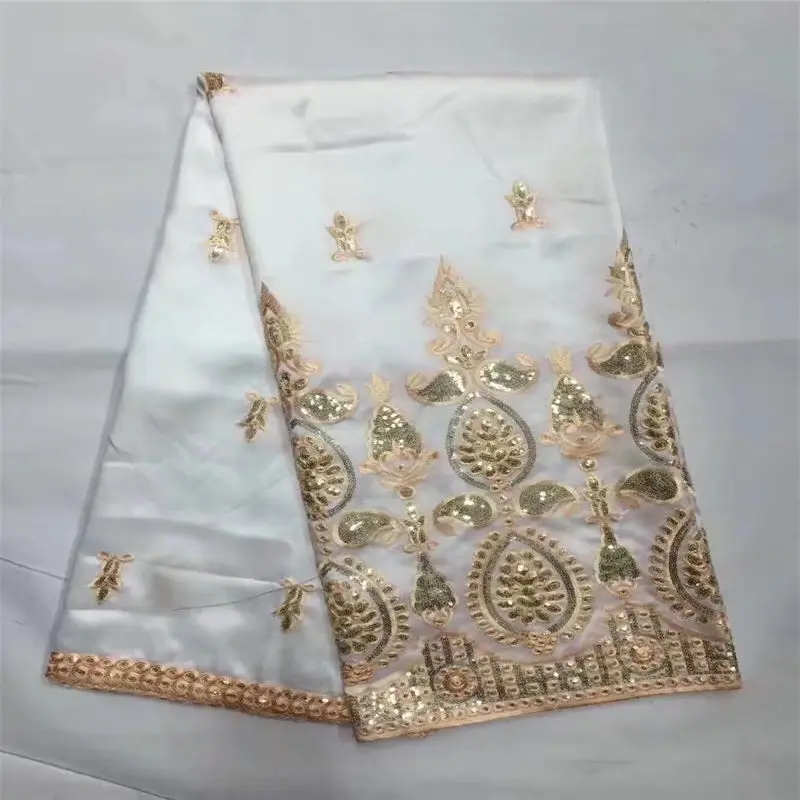 Африканский Джордж кружевной материал для свадьбы 5 ярдов африканская Ткань