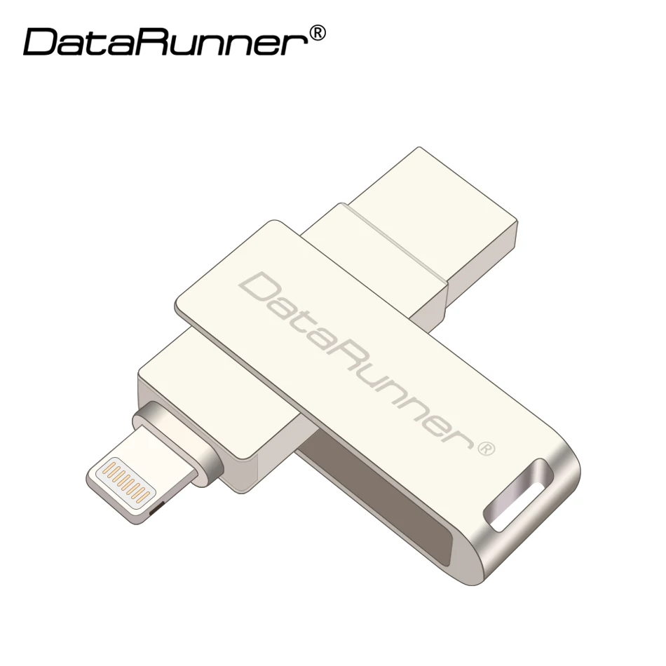 

New DataRunner 2 in 1 OTG USB Flash Drive 32GB Flash Usb Sticks 3.0 Pen Drive 8GB 16GB 64GB 128GB Usb 3.0 Pendrive Flash Disk