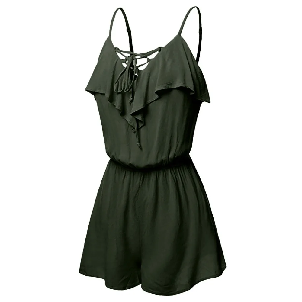 Новинка 2019 Женский весенне летний пикантный Модный повседневный комбинезон