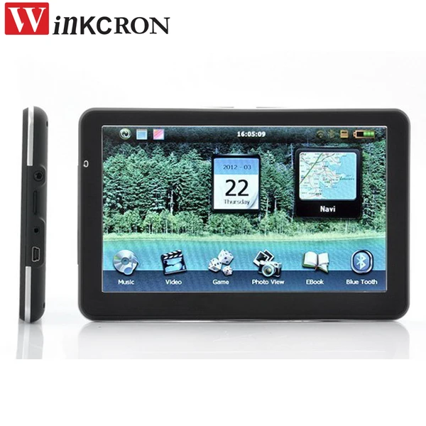 7 &quotАвтомобильный GPS навигатор Fm + 4 Гб MP4/Video play Navigaror бесплатная карта|navigator windows
