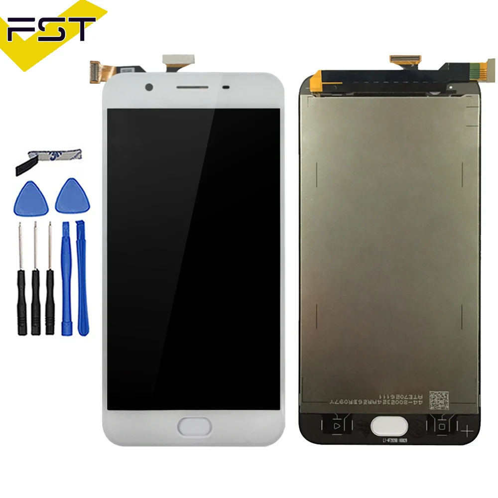 Новый 5 дюймовый ЖК дисплей для OPPO F1s A59 A1601 кодирующий преобразователь сенсорного