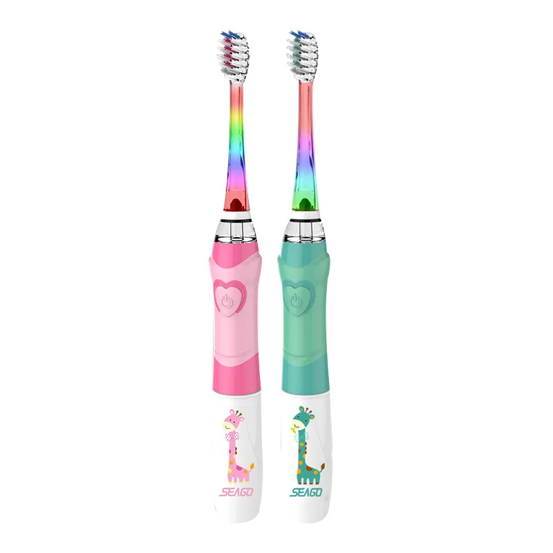 Детская электрическая зубная щетка сухая батарея высокая частота микро вибрация